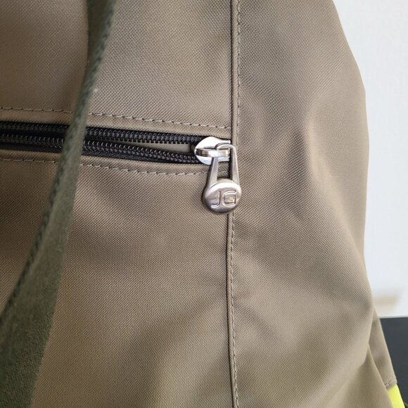 Jack Gomme Backpack Nylon Green France - Picture 5 of 8